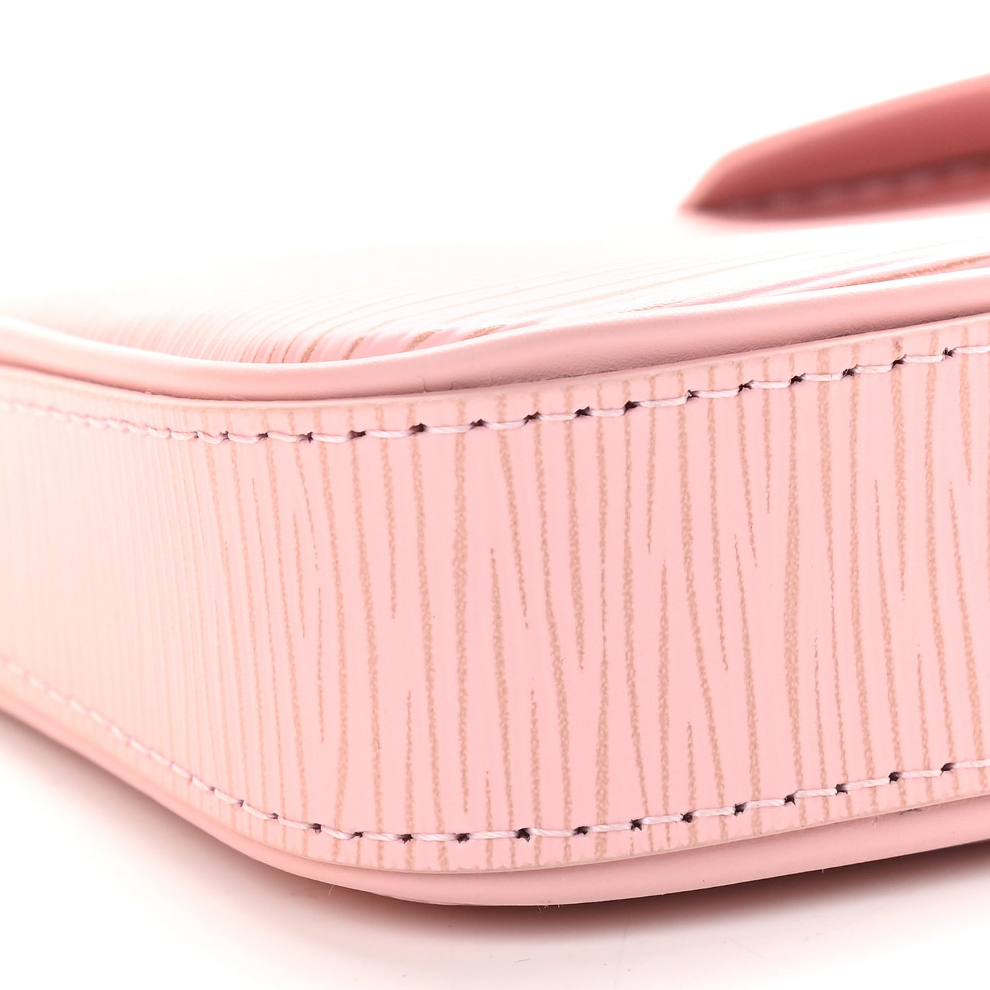 Epi Easy Pouch On Strap Rose Ballerine