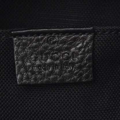 Gucci Cellarius Calfskin Mini Bamboo Shopper Tote Black 5 of 9