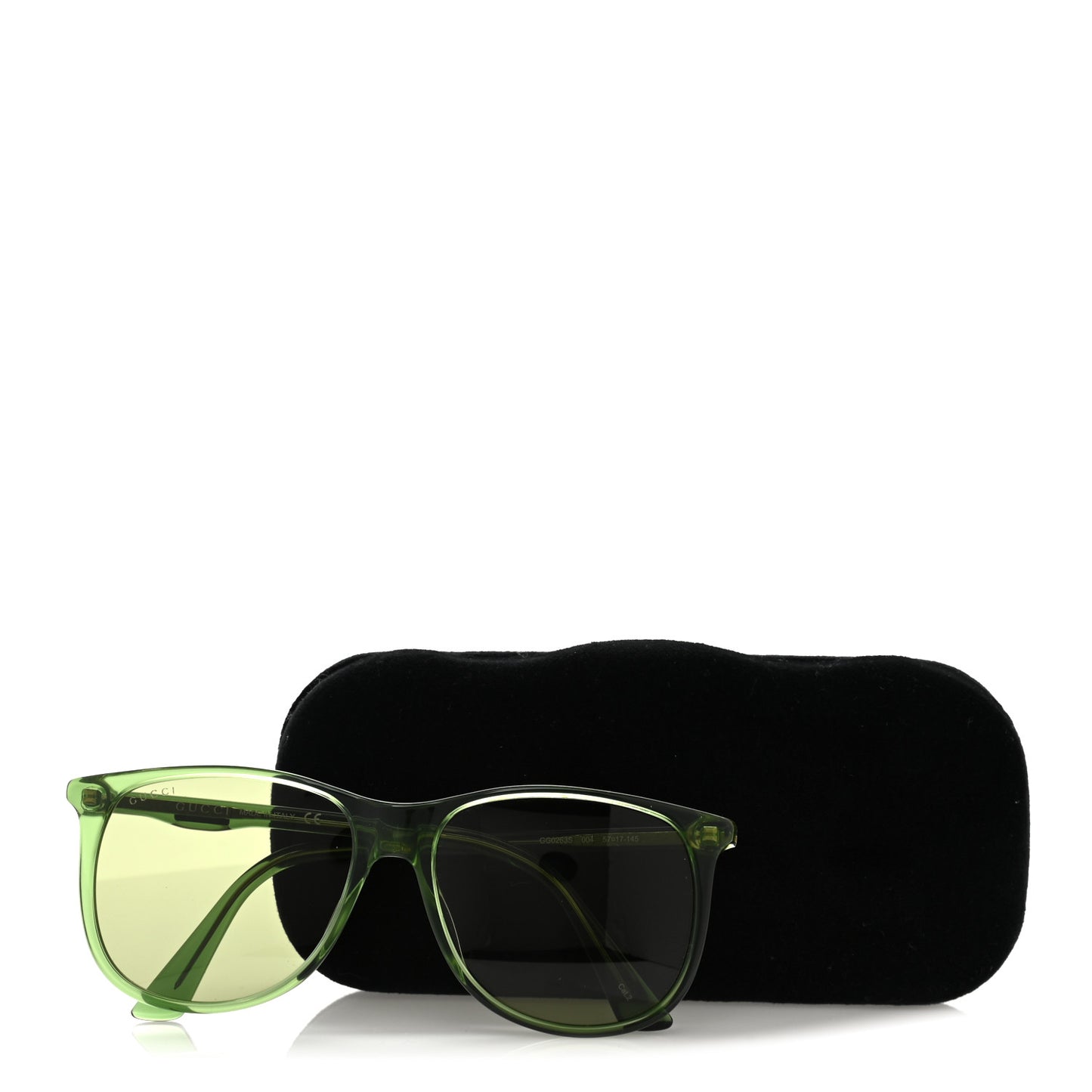Acetate Frame Sunglasses GG0263S Green