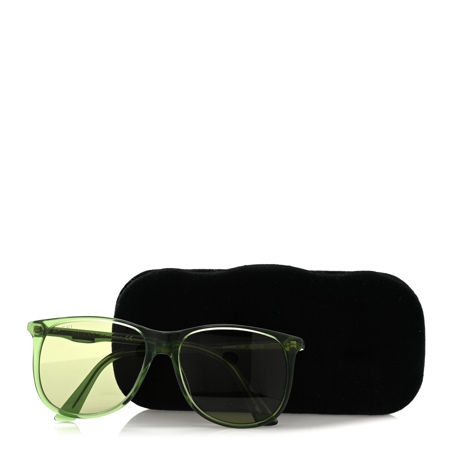 Gucci Acetate Frame Sunglasses GG0263S Green 8 of 8