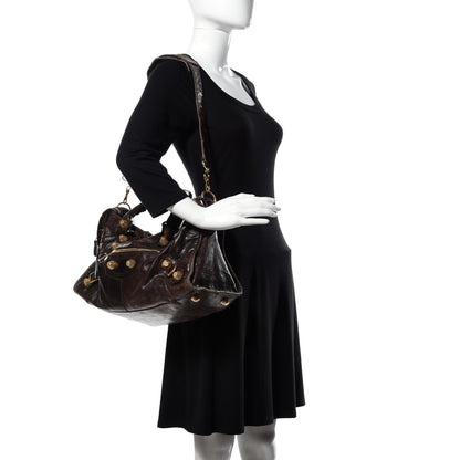 Balenciaga Chevre Giant 21 Gold Hardware Part Time Truffle 2 of 10