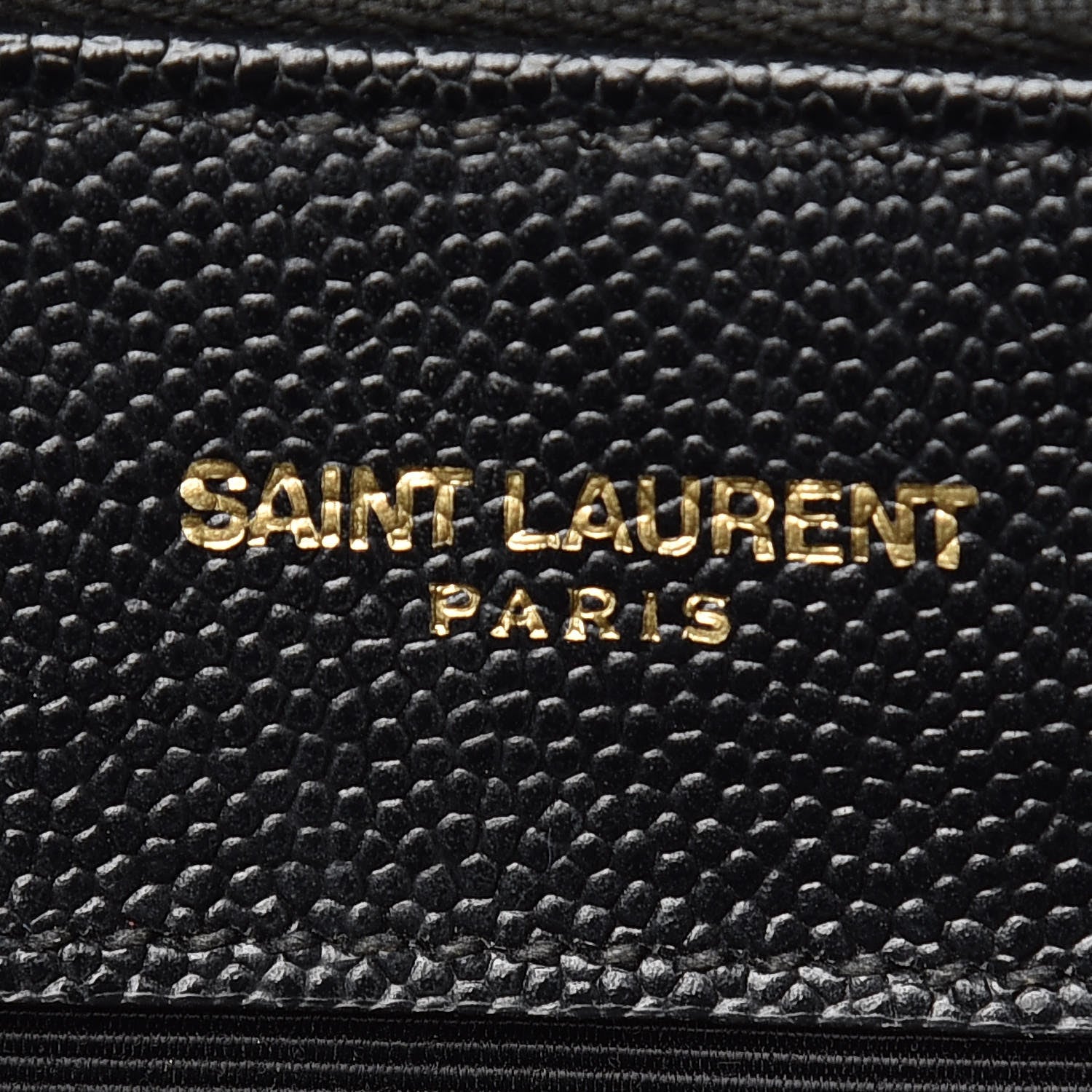 Saint Laurent Grain De Poudre Matelasse Chevron Monogram Shopping Bag Black 8 of 12