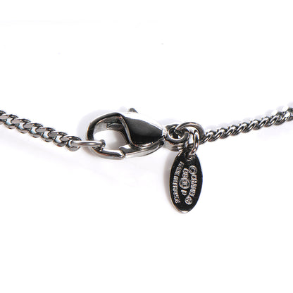 Chanel Pearl CC Pendant Necklace Dark Silver 4 of 6