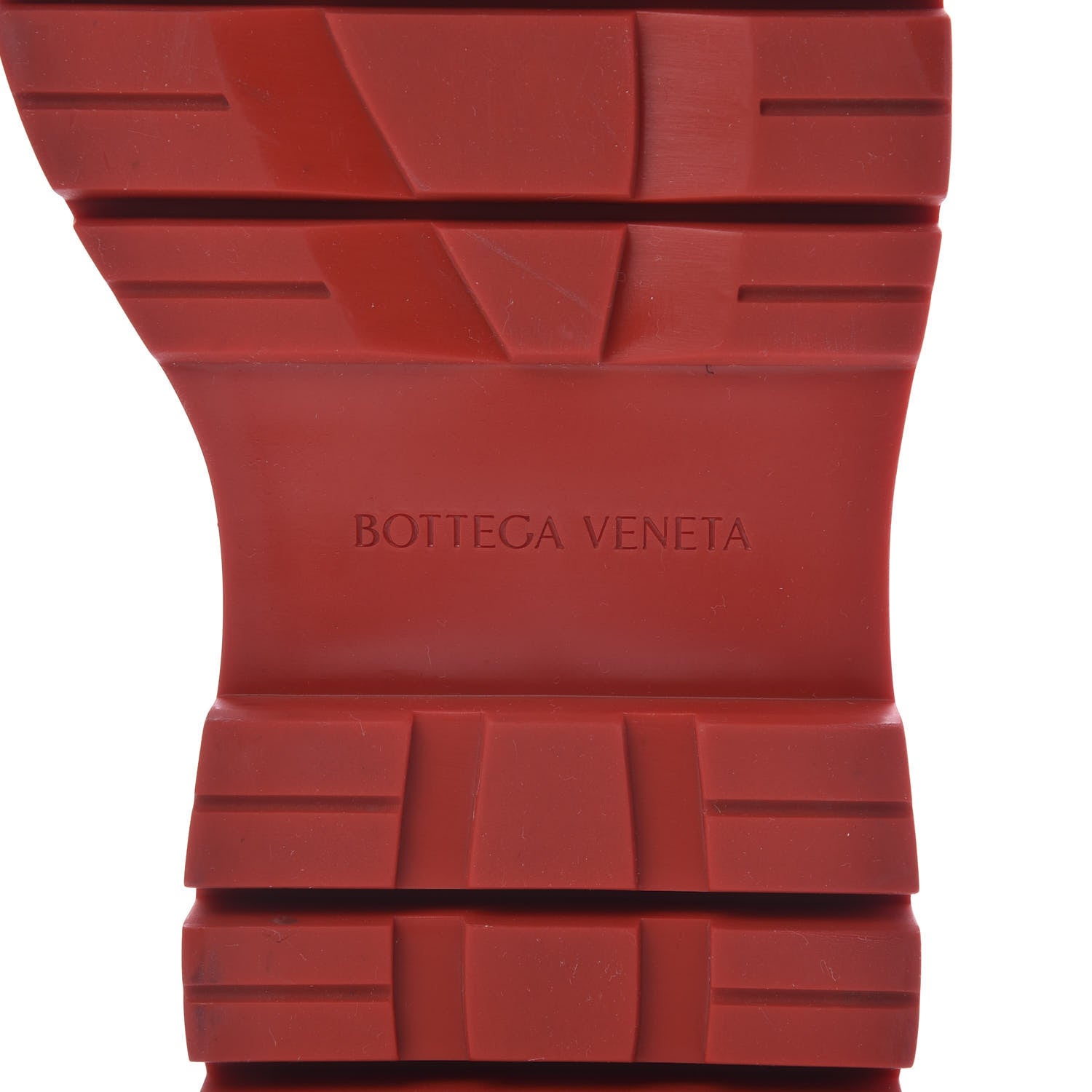 Bottega Veneta Calfskin The Tire Chelsea Boots 40 Black Bright Red 6 of 11