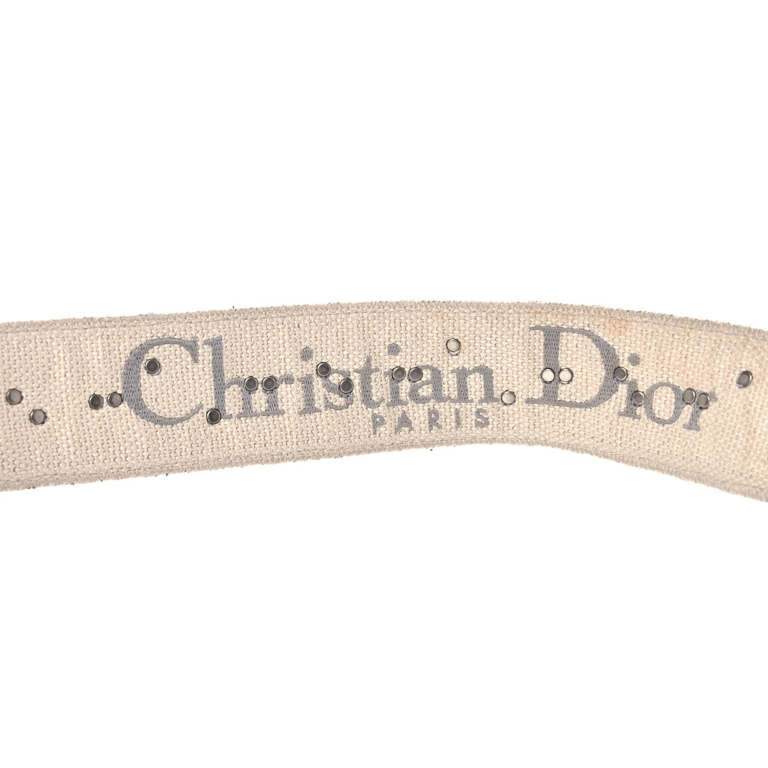 Christian Dior Oblique Studded Shoulder Strap Gris Multicolor 6 of 6
