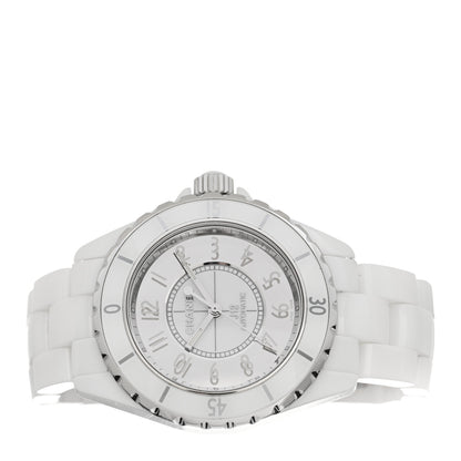 Chanel Stainless Steel Ceramic 38mm J12 Mirror Automatic Watch White 2 of 5