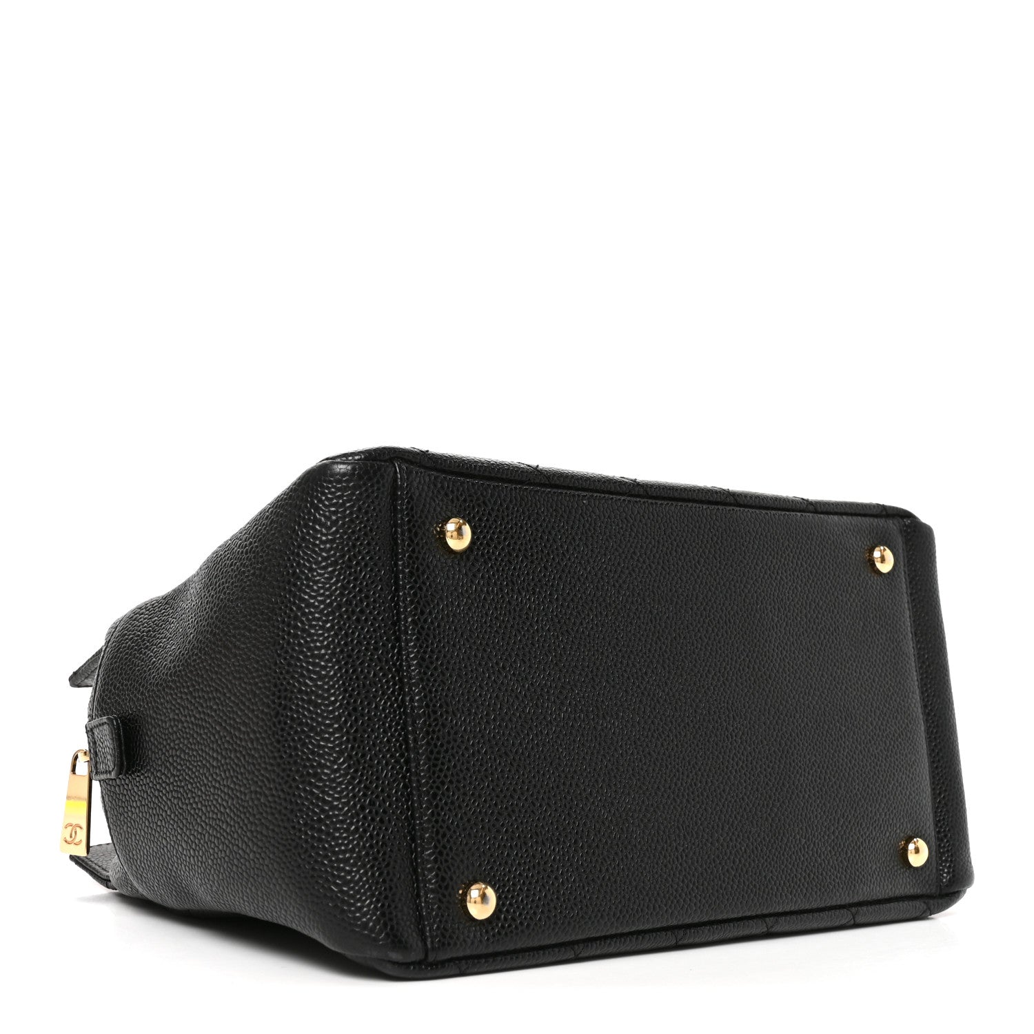 Chanel Caviar Quilted Petit Timeless Tote PTT Black 4 of 10