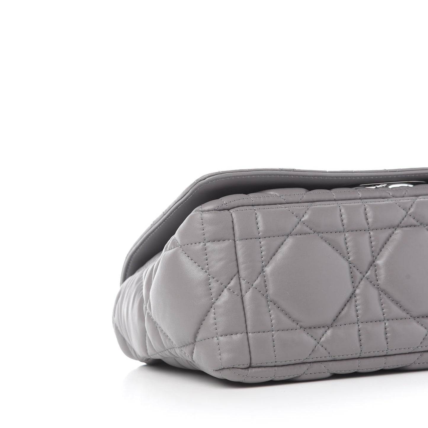 Lambskin Cannage Caro Bag Grey