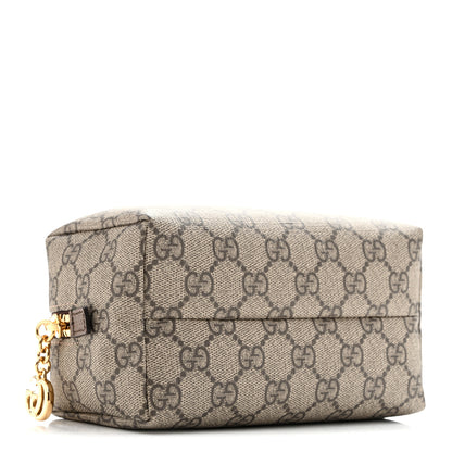 Gucci Soft GG Supreme Monogram Calfskin Medium Ophidia Cosmetic Case Beige Ebony New Acero 4 of 10