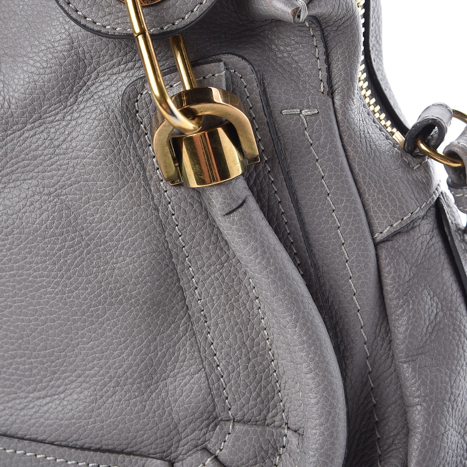 Chloe Calfskin Small Paraty Cashmere Grey 18 of 18