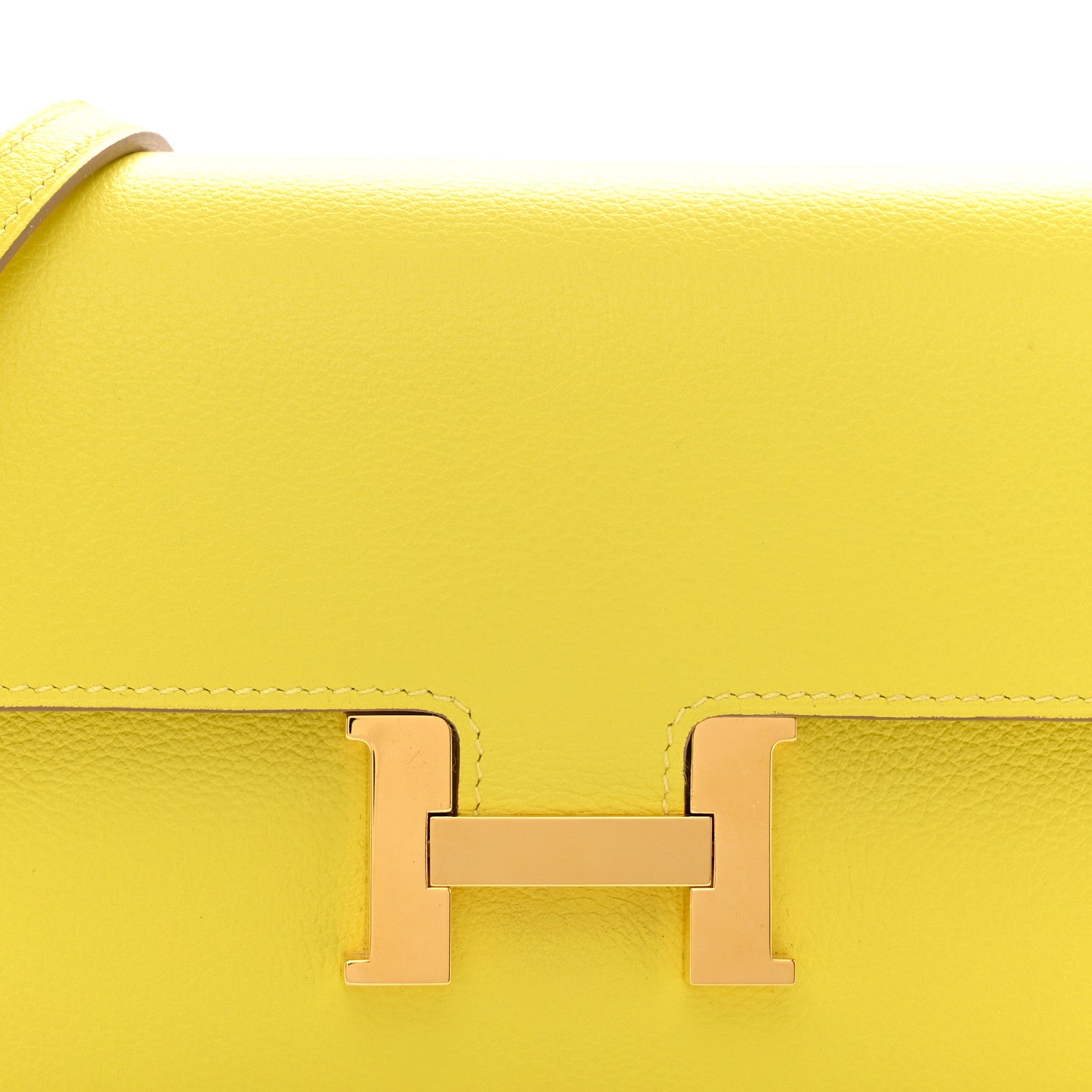 Hermes Evercolor Constance Wallet To Go Lime 7 of 10