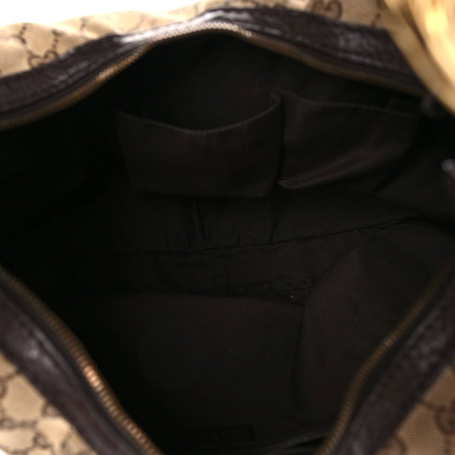 Gucci Monogram Medium Interlocking Hobo Dark Brown 5 of 12
