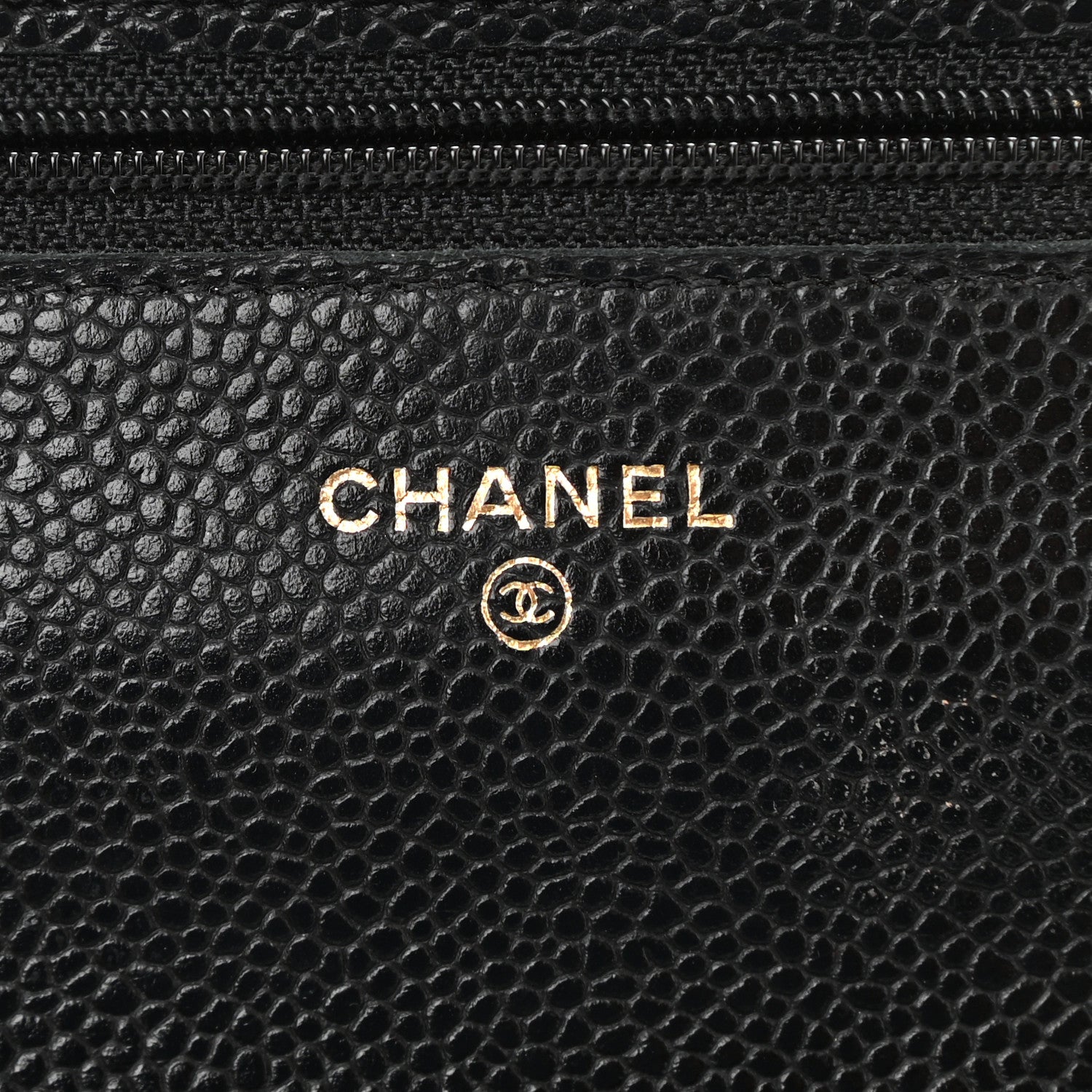 Chanel Caviar Quilted Wallet On Chain WOC Black 6 of 12