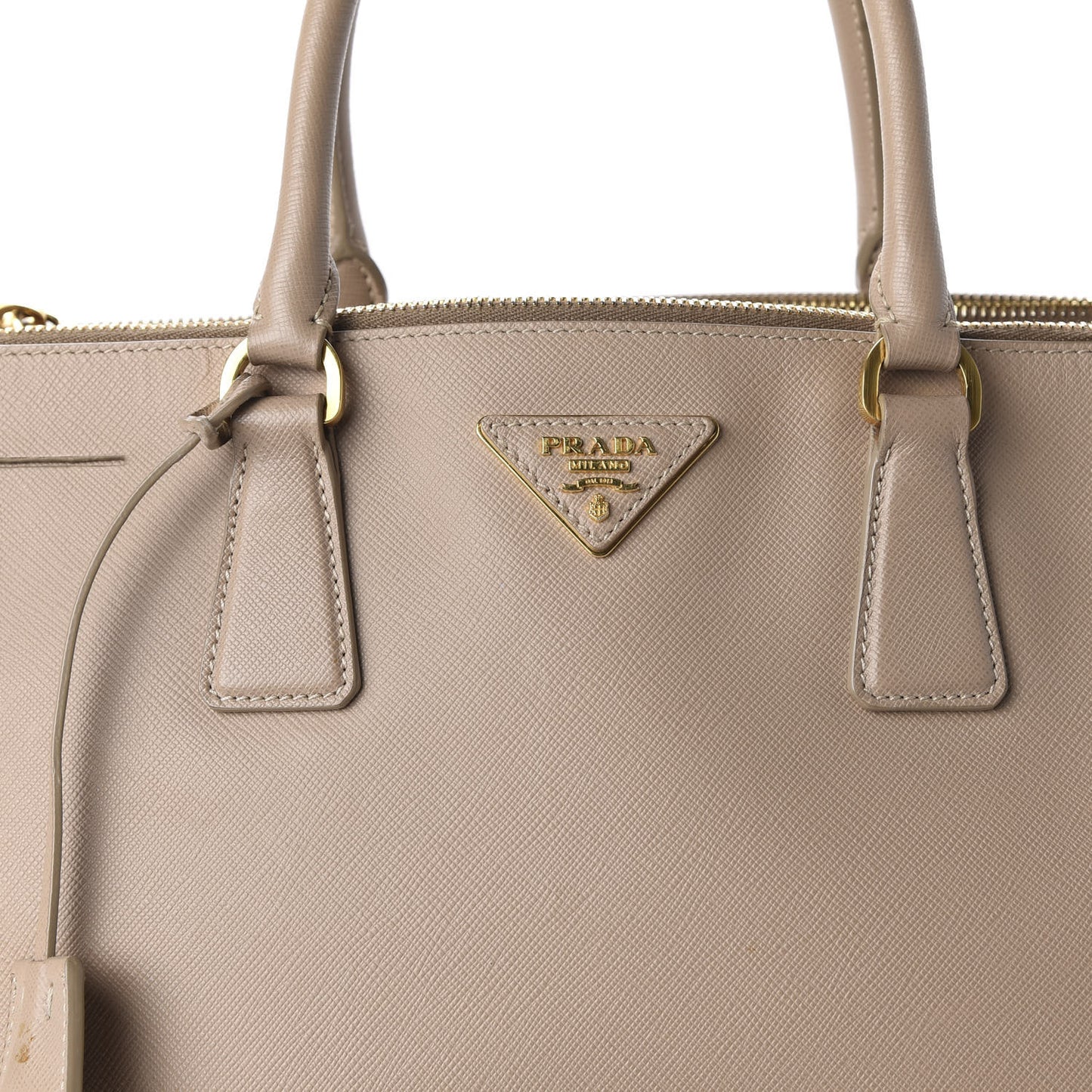 Saffiano Large Galleria Double Zip Tote Cipria