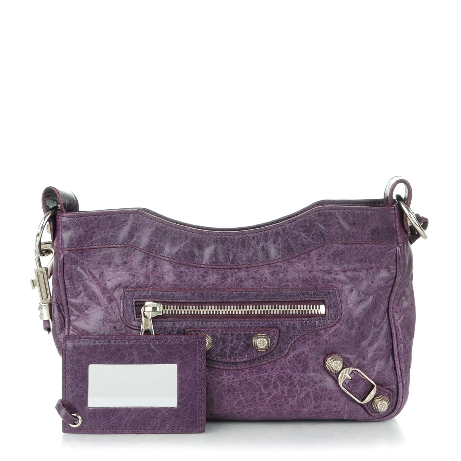 Balenciaga Agneau Giant 12 Silver Hardware Hip Violet 1 of 10