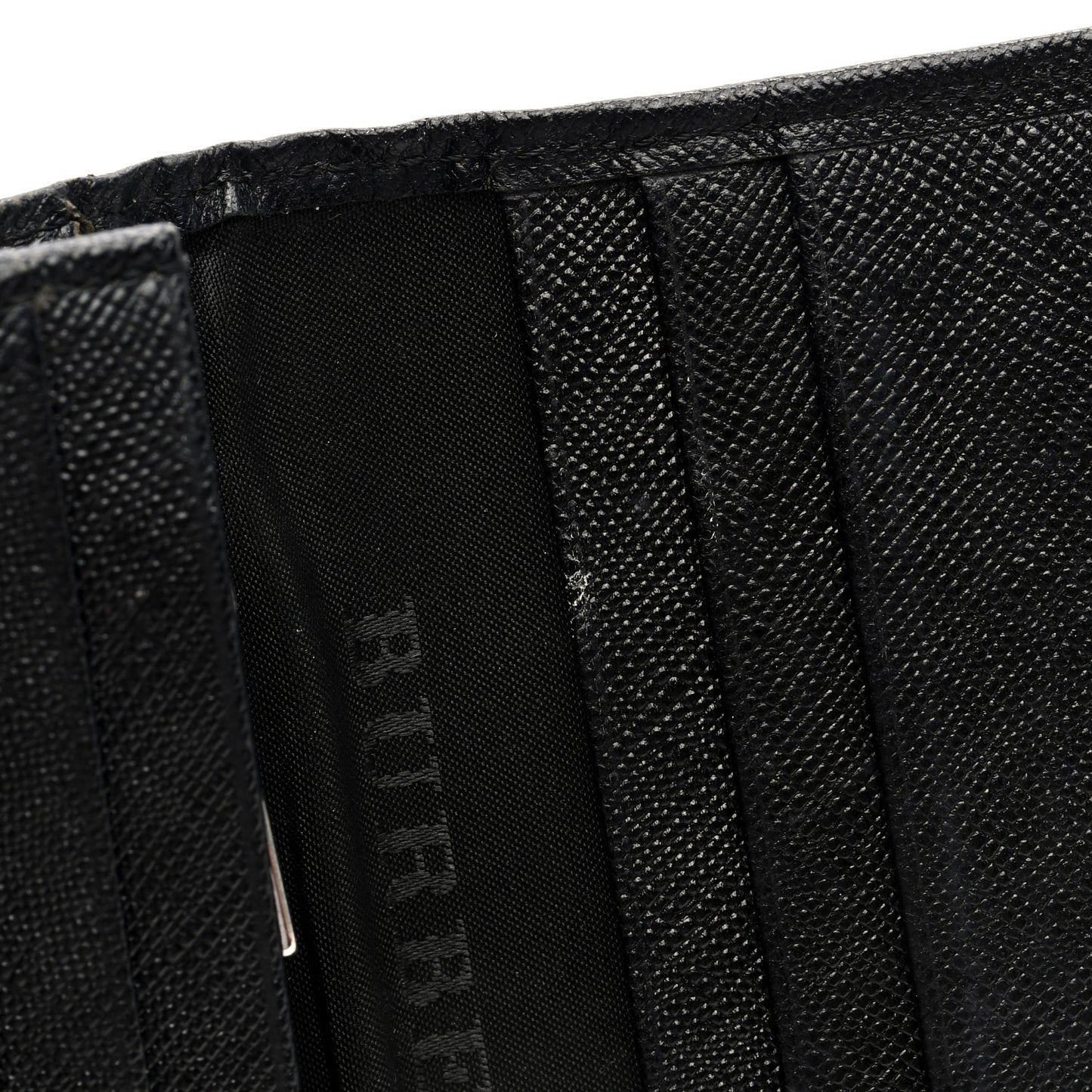 House Check Continental Wallet Black