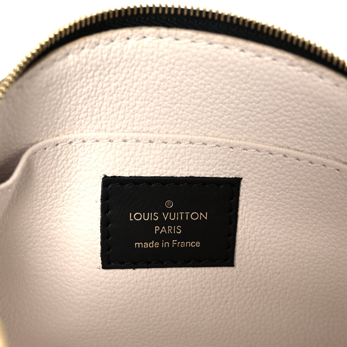 Monogram Giant Crafty Cosmetic Pouch Creme Caramel