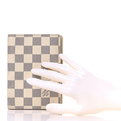 Louis Vuitton Damier Azur Small Ring Agenda Cover 2 of 18