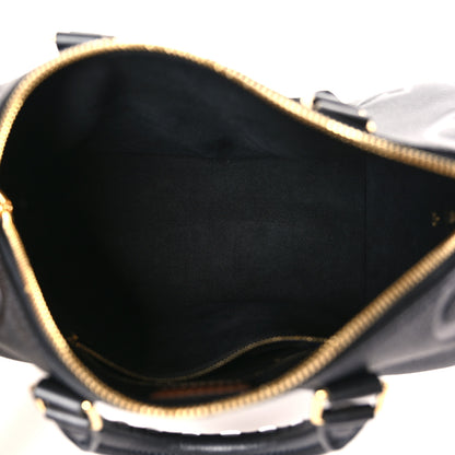Louis Vuitton Empreinte Monogram Giant Wild At Heart Speedy Bandouliere 25 Black 5 of 8
