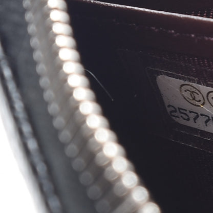 Chanel Caviar Quilted Large Gusset Zip Around Wallet Black 6 of 7