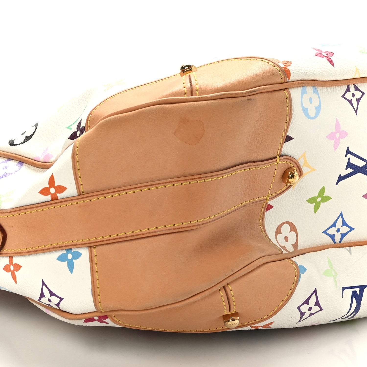 Louis Vuitton Monogram Multicolor Greta White 7 of 8