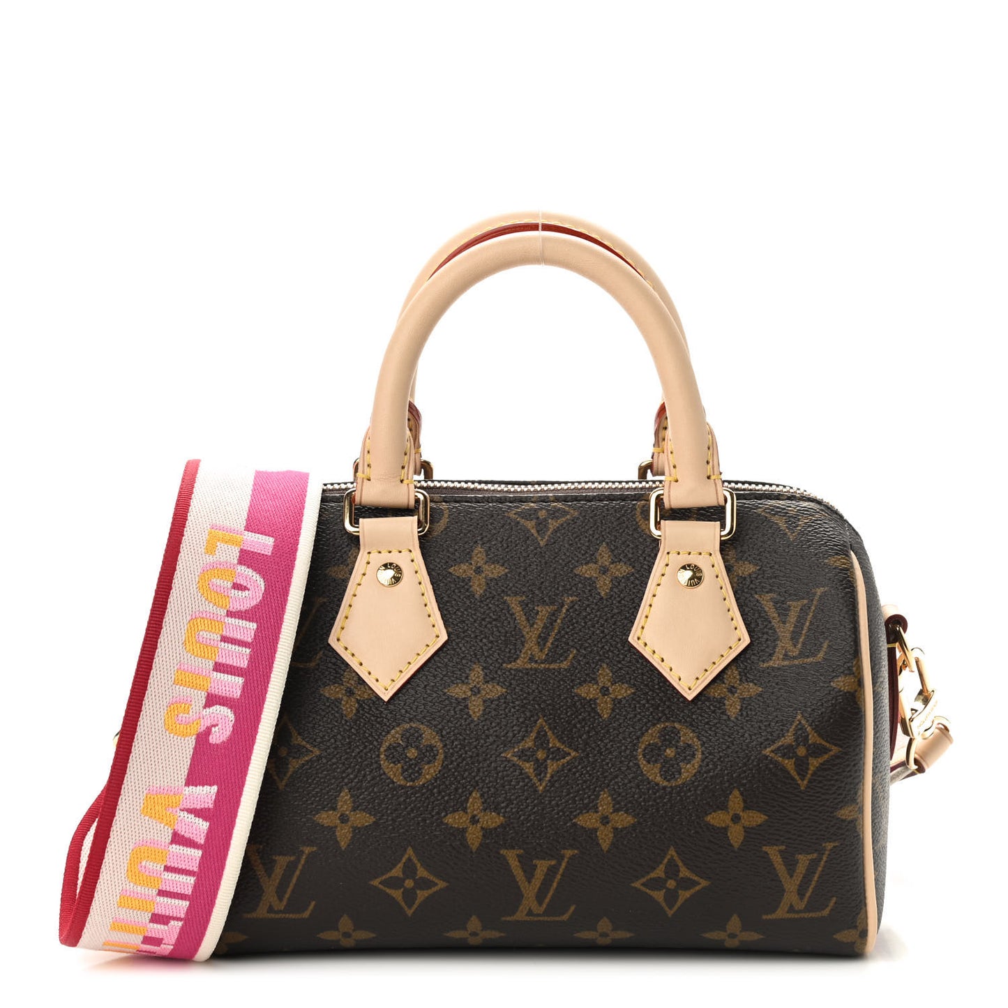 Monogram Speedy Bandouliere 20 Fuchsia