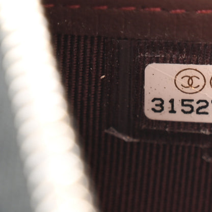 Chanel Lambskin Quilted Large Gusset Zip Around Wallet Black 9 of 13