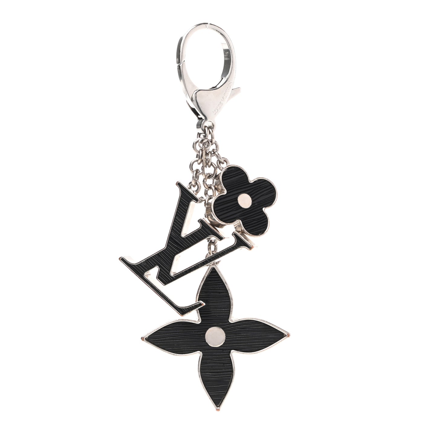 Electric Epi Fleur d'Epi Bag Charm Black