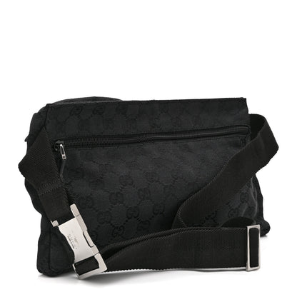 Gucci GG Monogram Double Pocket Belt Bag Black 3 of 10