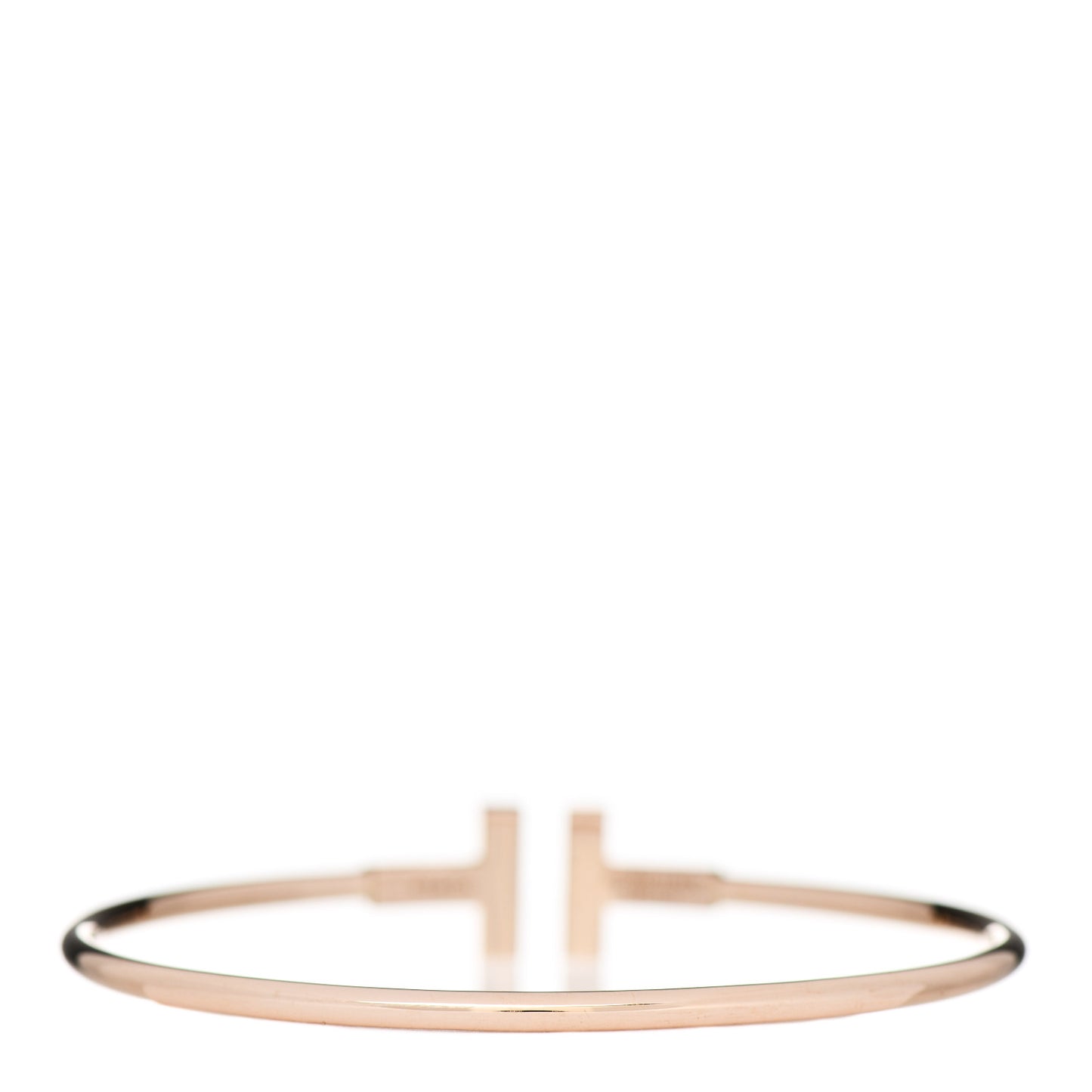18K Rose Gold Diamond Mother of Pearl T Wire Bracelet