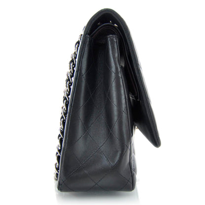 Chanel Lambskin Quilted Maxi Double Flap Black 6 of 11