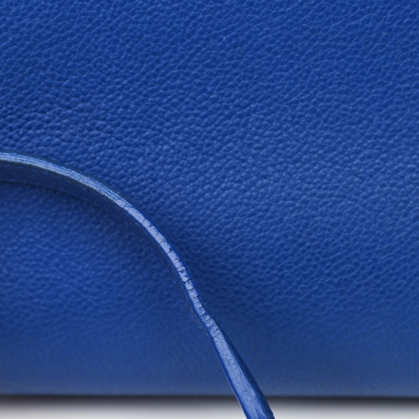 Grained Calfskin Baby Sac De Jour Royal Blue