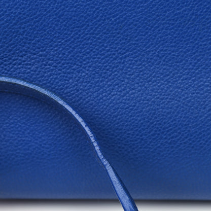 Saint Laurent Grained Calfskin Baby Sac De Jour Royal Blue 6 of 20
