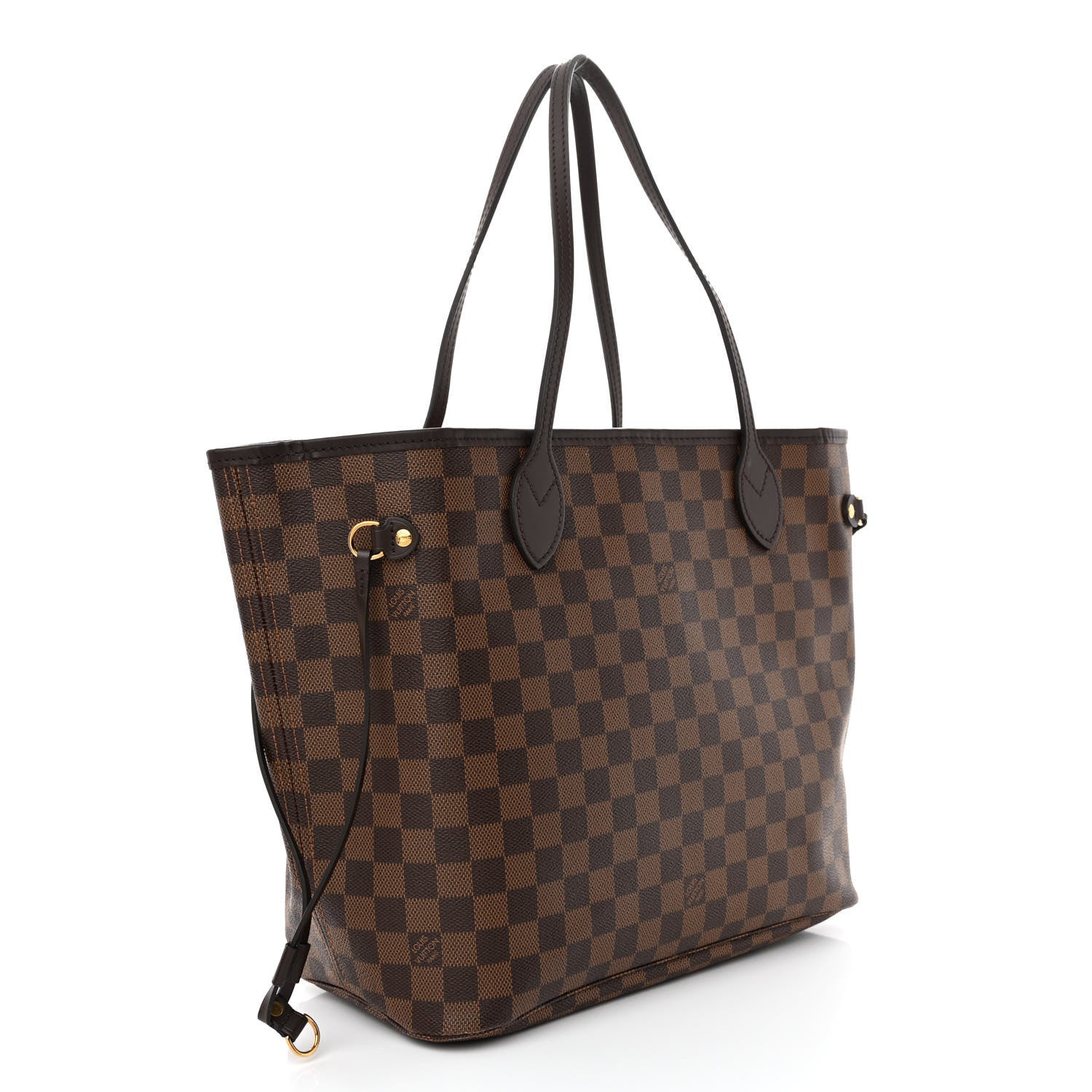 Louis Vuitton Damier Ebene Neo Neverfull MM Rose Ballerine 3 of 13