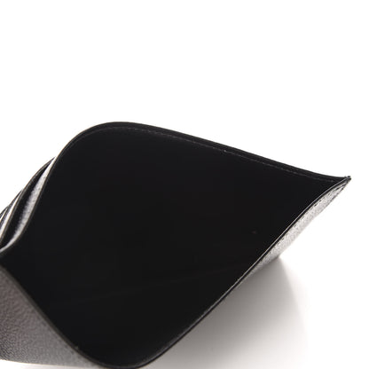 Louis Vuitton Calfskin Felicie Chain Wallet Card Holder Insert Black 5 of 6