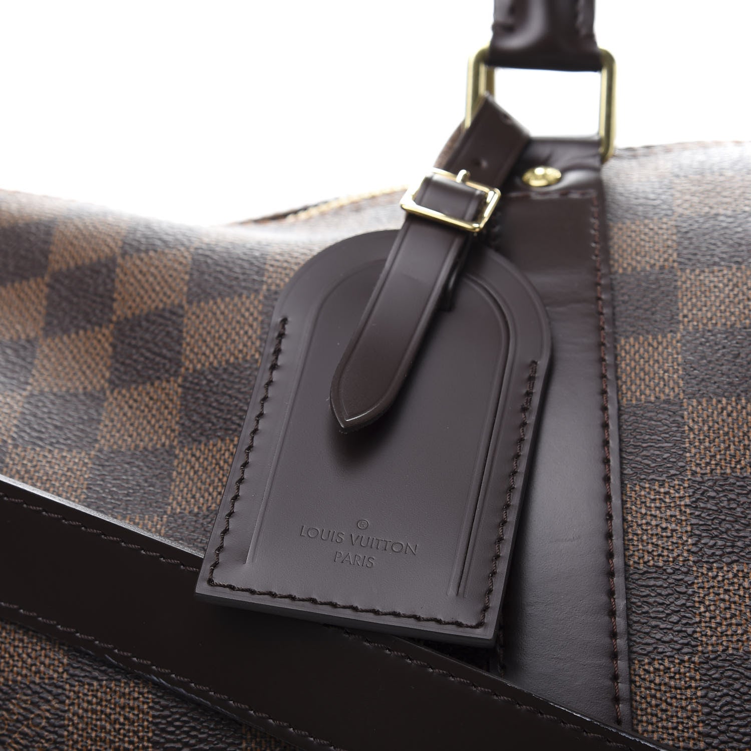 Louis Vuitton Damier Ebene Keepall Bandouliere 55 11 of 13