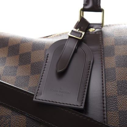 Louis Vuitton Damier Ebene Keepall Bandouliere 55 11 of 13