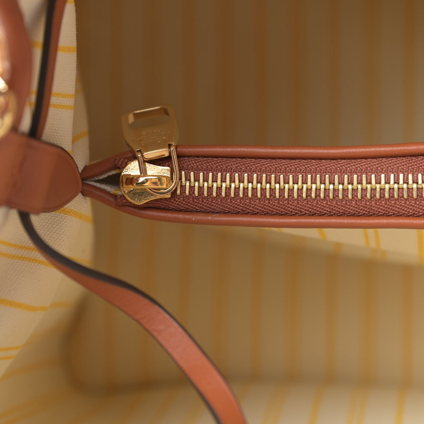 Raffia Calfskin Monogram Neonoe MM Tan