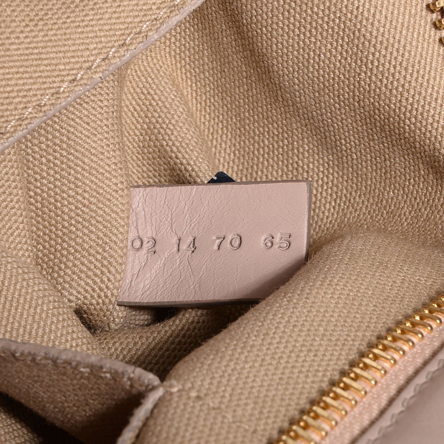 Grained Calfskin Small Cate Satchel Blush