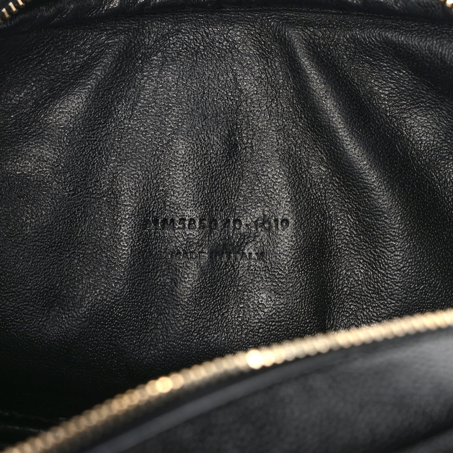 Grain De Poudre Matelasse Monogram Mini Lou Camera Bag Black