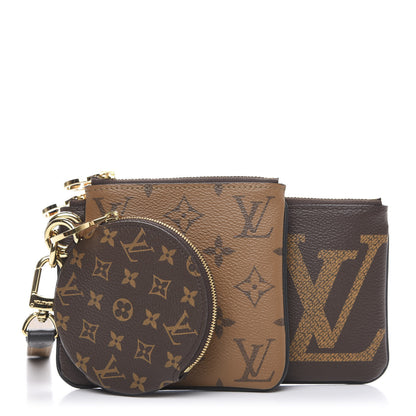 Louis Vuitton Reverse Monogram Giant Trio Pouch 1 of 6