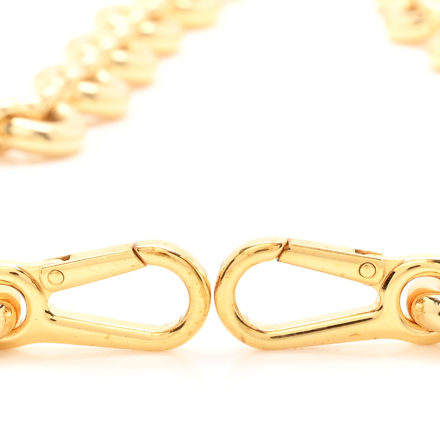 Loewe Brass Donut Chain Shoulder Strap Gold 3 of 3