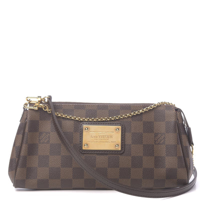 Louis Vuitton Damier Ebene Eva Clutch 1 of 10