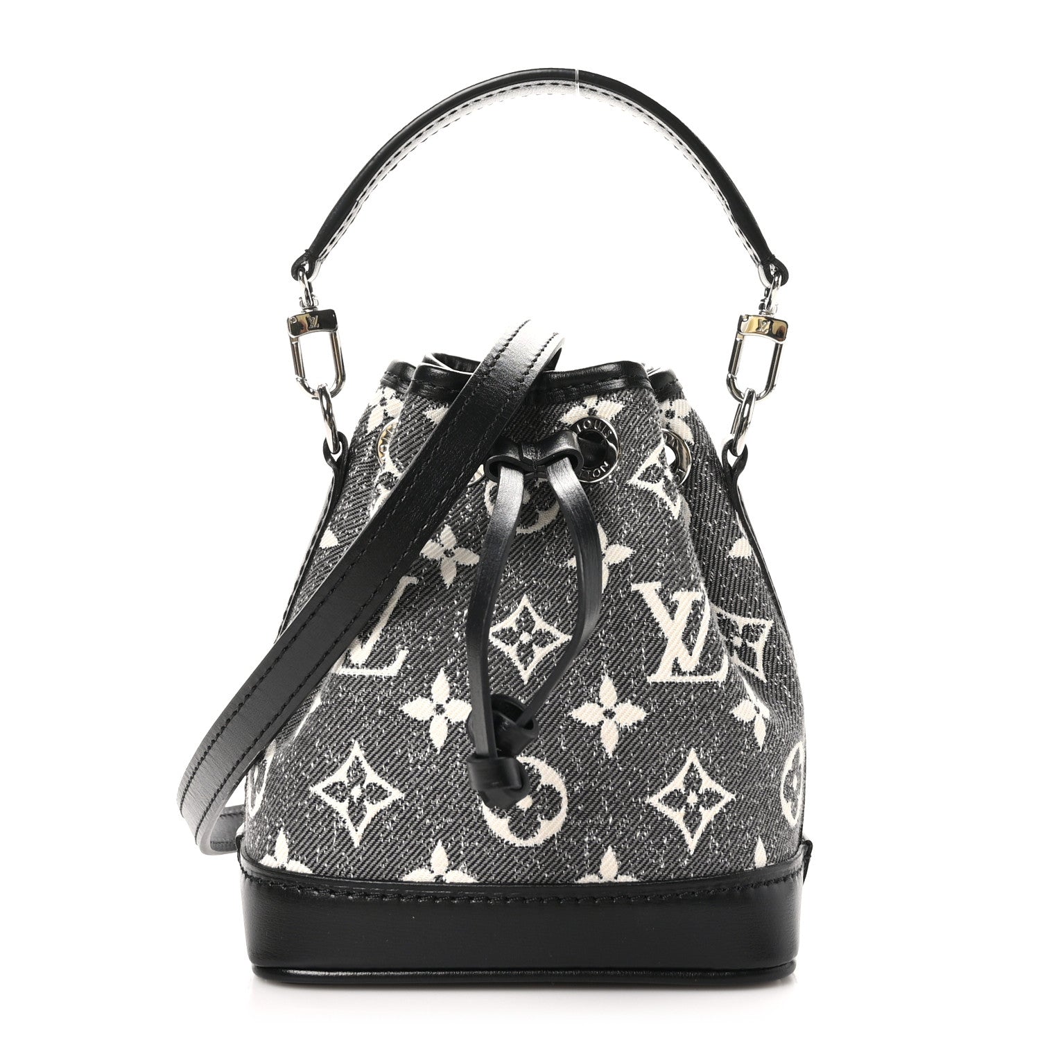 Louis Vuitton Monogram Jacquard Denim Nano Noe Bleu 1 of 9