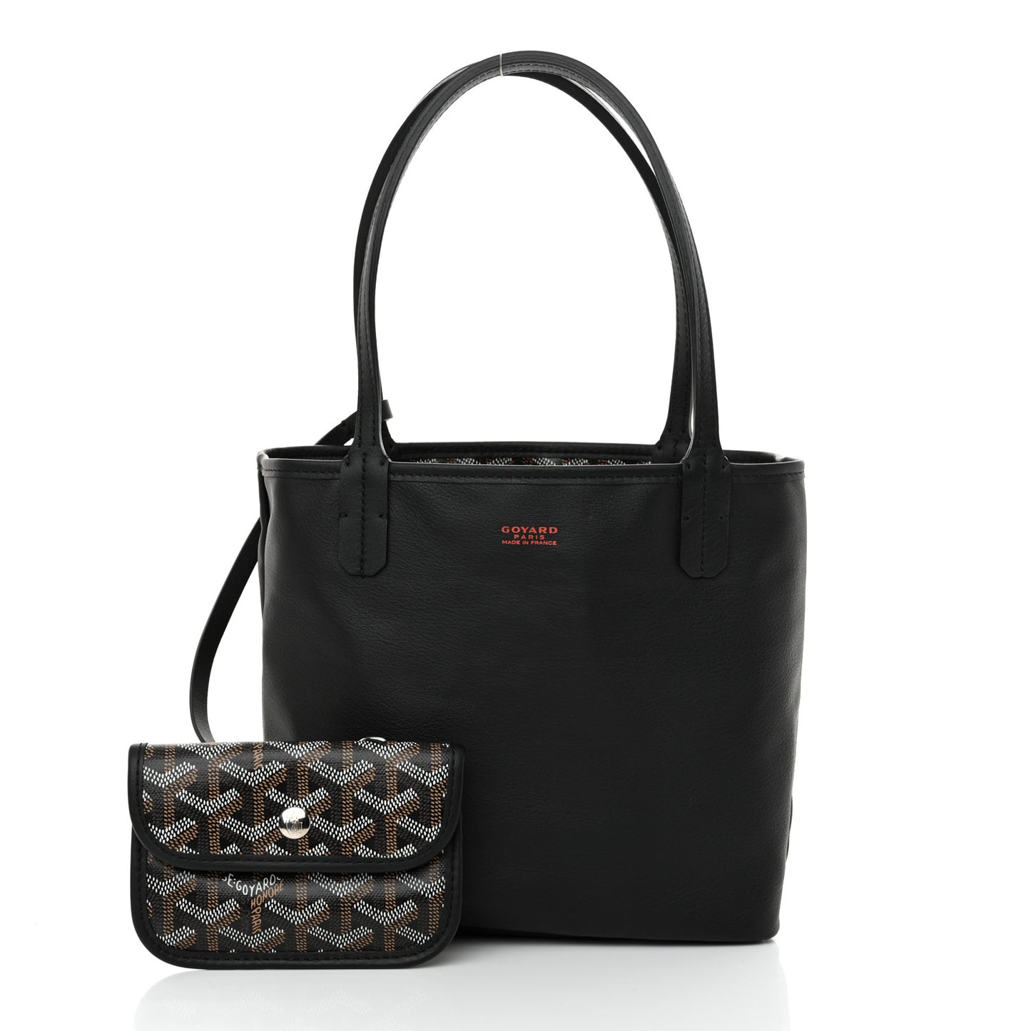 Goyardine Reversible Mini Anjou Black