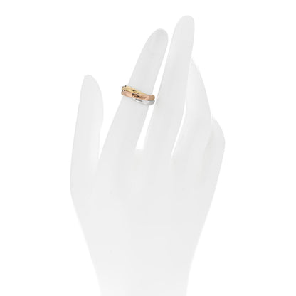 Cartier 18K Pink Yellow White Gold Classic Trinity Ring 47 4 2 of 5