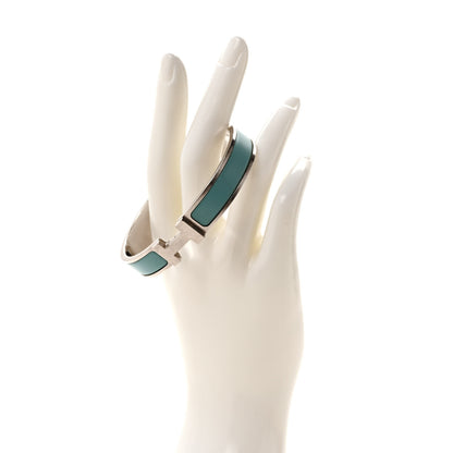 Hermes Matte Enamel Narrow Clic Clac HH Bracelet GM Lagon 2 of 4