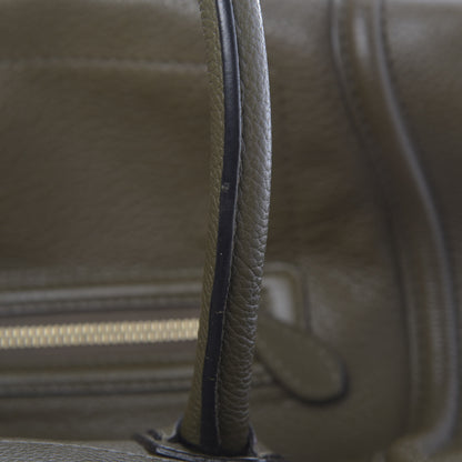 Celine Drummed Calfskin Mini Luggage Jungle 7 of 14