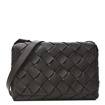 Bottega Veneta Grained Calfskin Intreccio Large Diago Crossbody Bag Fondant 1 of 11