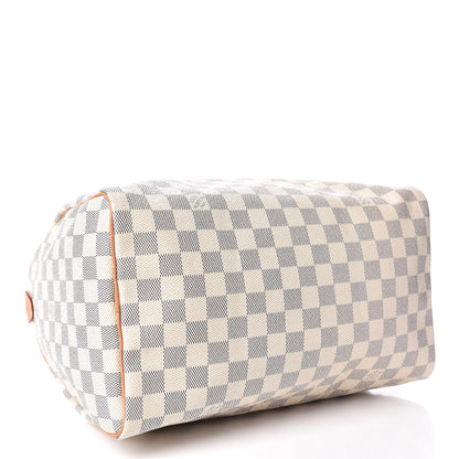 Louis Vuitton Damier Azur Speedy 30 4 of 10